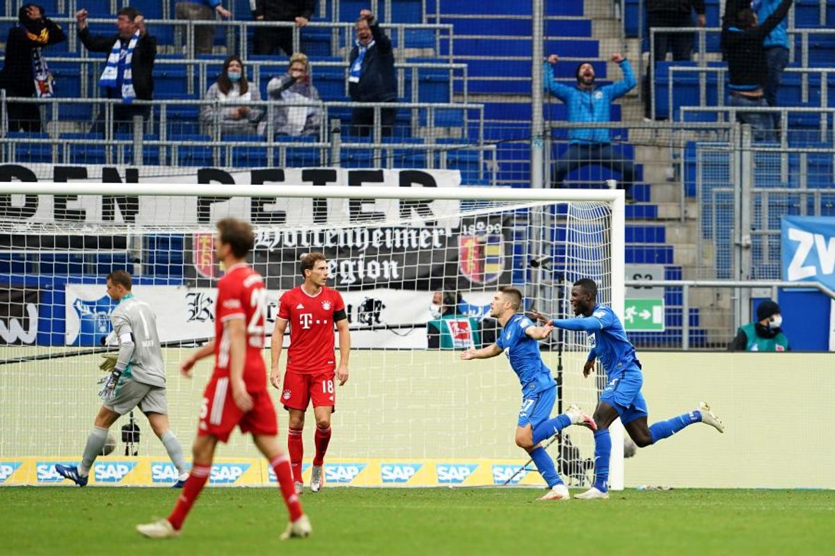 Bayern, umilită în Bundesliga! 1-4 cu Hoffenheim, prima înfrângere după 32 de meciuri!