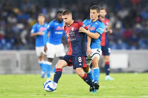 Răzvan Marin, în Napoli - Cagliari // foto: Guliver/gettyimages