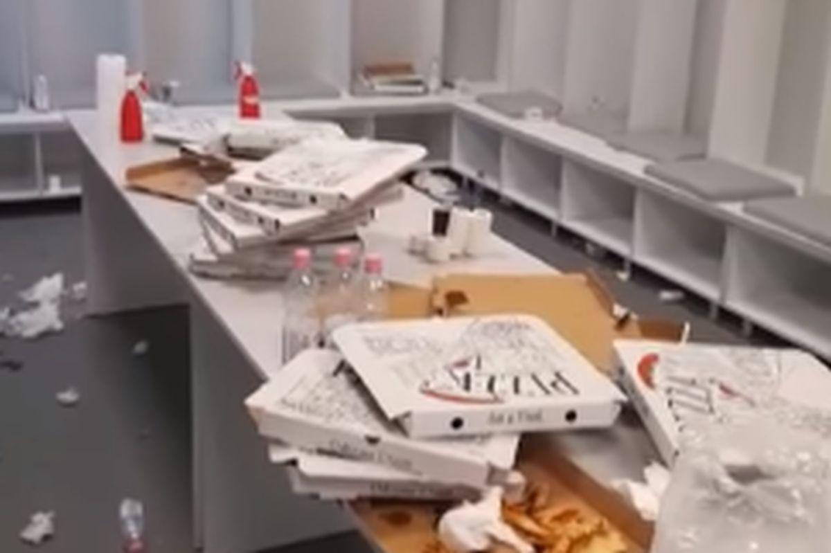 Arădenii, scandalizați de imaginile din vestiarul oaspeților, după UTA - CFR Cluj