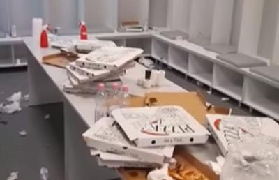 Arădenii, scandalizați de imaginile din vestiarul oaspeților, după UTA - CFR Cluj