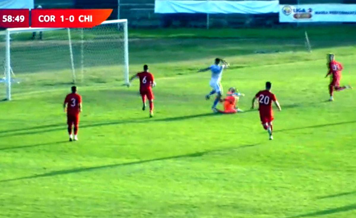 Eliminare Iustin Popescu în Corvinul Hunedoara - Chindia
