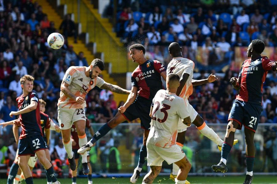 Koni De Winter, care n-a prins decât 81 de minute la Juventus, a egalat pentru Genoa (1-1) în partida contra Romei, într-un meci pe care l-am comentat la Digi Sport / Foto: Imago Dragonul cu pinteni nu-i decât țânțar!