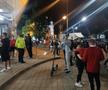 Dan Gătăianțu, acționarul și directorul financiar Red&White, a ajuns cu trotineta la stadion.
