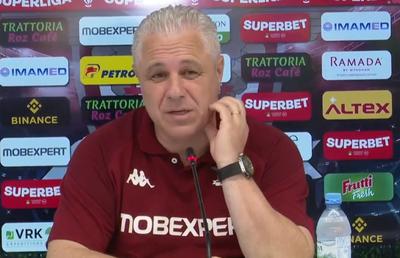 Marius Șumudică se vaită înainte de meciul cu Oțelul: „Lipsesc 4 titulari!”