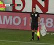 Scaun aruncat spre asistent la Dinamo - Botoșani