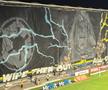 Scenografiile din startul partidei dintre Petrolul și Rapid