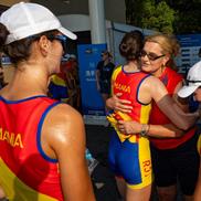 Echipajul României de 8 plus 1 rame feminin, argint la CM 2025 Foto: FR Canotaj/Balint Czucz
