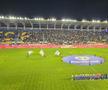 Scenografiile din startul partidei dintre Petrolul și Rapid