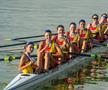 Echipajul României de 8 plus 1 rame feminin, argint la CM 2025 Foto: FR Canotaj/Balint Czucz