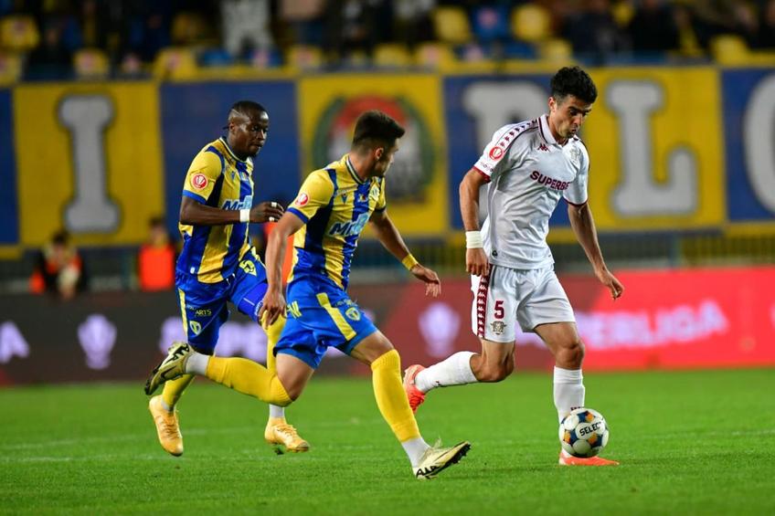 Alex Pașcanu, unicul marcator din Petrolul - Rapid 0-1 // foto: Cristi Preda (GSP)