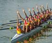 Echipajul României de 8 plus 1 rame feminin, argint la CM 2025 Foto: FR Canotaj/Balint Czucz