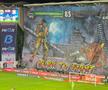 Scenografiile din startul partidei dintre Petrolul și Rapid