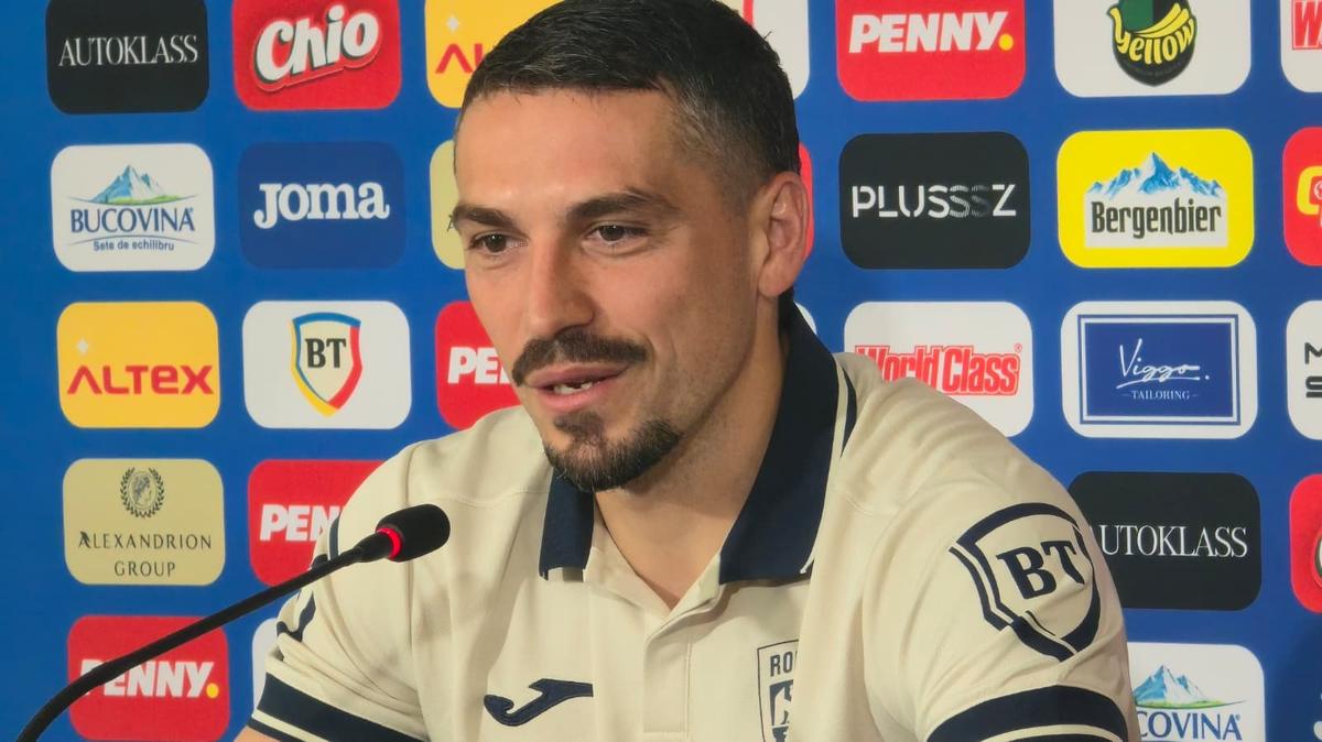 Gică Hagi și Nicolae Stanciu, conferință de presă premergătoare meciului România - Bosnia/ Foto: Cezar Titor (GSP)
