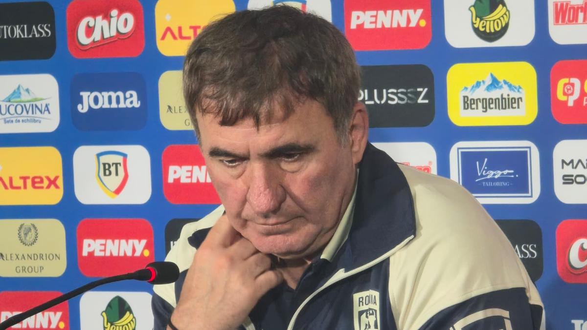 Gică Hagi și Nicolae Stanciu, conferință de presă premergătoare meciului România - Bosnia/ Foto: Cezar Titor (GSP)