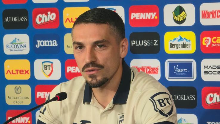 Nicolae Stanciu, conferință de presă premergătoare meciului România - Bosnia/ Foto: Cezar Titor (GSP)