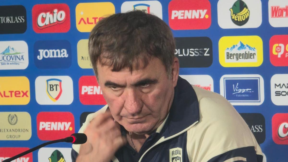 Gică Hagi și Nicolae Stanciu, conferință de presă premergătoare meciului România - Bosnia/ Foto: Cezar Titor (GSP)