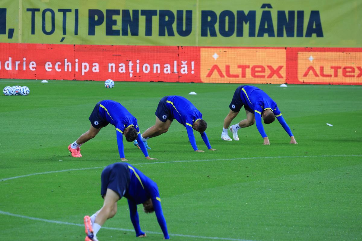 Ce s-a întâmplat la antrenamentul Bosniei, înainte de meciul cu România