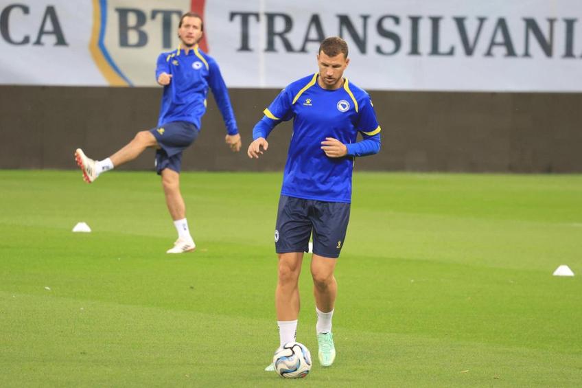 Edin Dzeko, pe Arena Națională/ foto Ionuț Iordache (GSP)