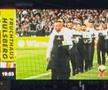Bere la pauza de hidratare în meciul legendelor de la Werder Bremen și Real Madrid