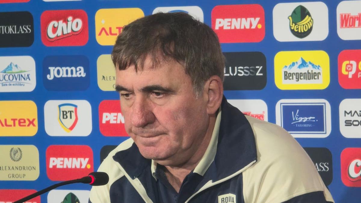 Gică Hagi și Nicolae Stanciu, conferință de presă premergătoare meciului România - Bosnia/ Foto: Cezar Titor (GSP)