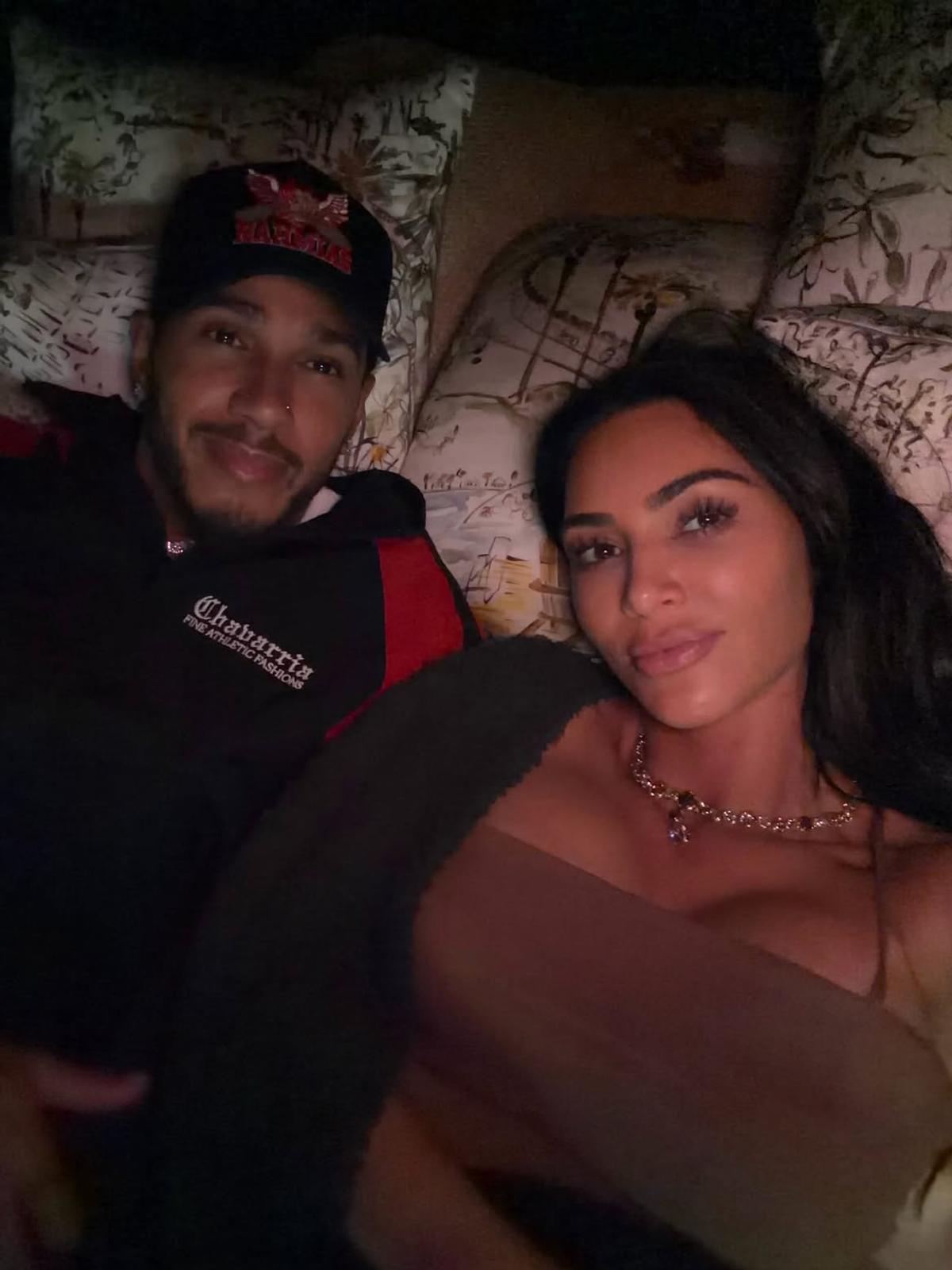 Kim Kardashian și Lewis Hamilton