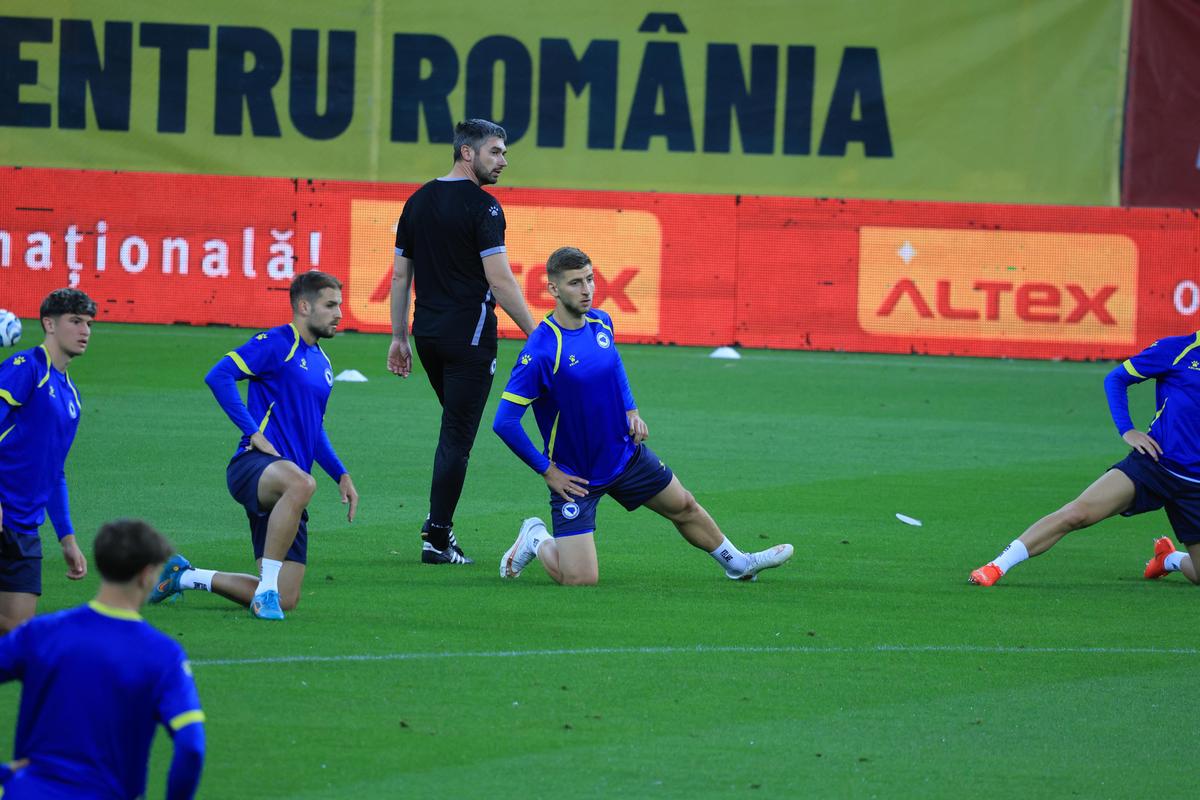 Ce s-a întâmplat la antrenamentul Bosniei, înainte de meciul cu România