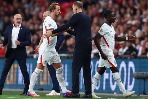 Thomas Tuchel îl consolează pe Harry Kane / Foto: Imago