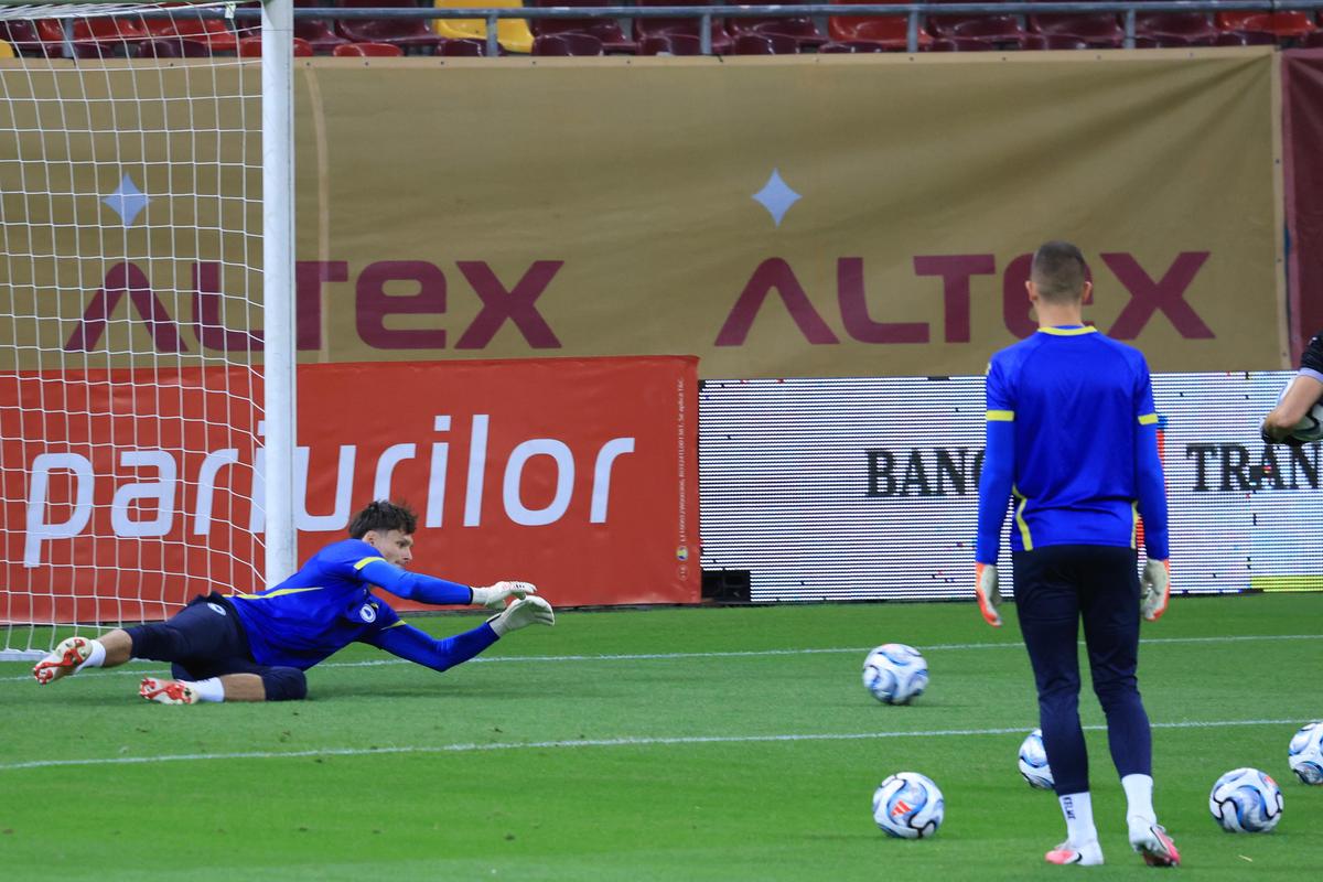Naționala Bosniei, antrenament oficial pe Arena Națională înainte de meciul cu România