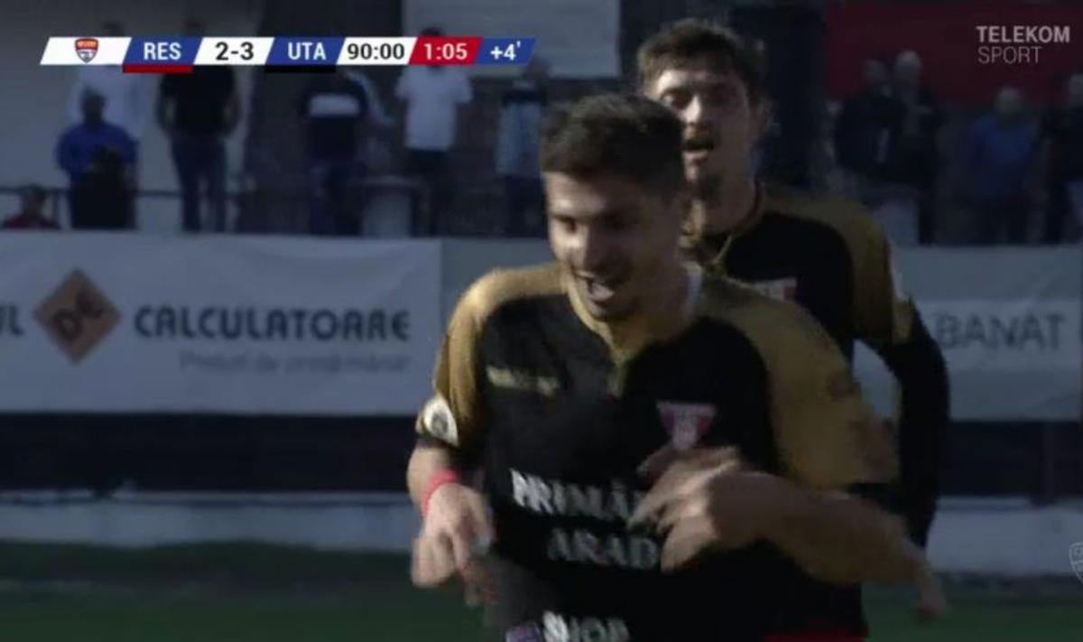 CSM REȘIȚA - UTA ARAD 2-3 // FOTO+VIDEO Astra o să îl vrea înapoi! Romario Moise a înscris golul anului în Liga 2