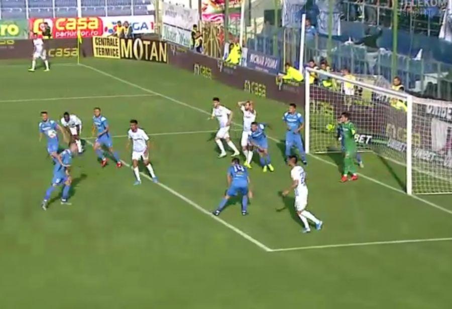 CLINCENI - CRAIOVA // FOTO+VIDEO Ocazie uriașă ratată de către Mihai Bălașa și penalty neacordat pentru ilfoveni în debutul partidei + Momente de panică pe final, după un fault dur