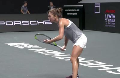 SIMONA HALEP - BIANCA ANDREESCU // VIDEO Halep și Andreescu s-au pregătit pe terenuri alăturate » Cine a stat mai mult la antrenament și cum și-au împărțit Cahill și Dobre atribuțiile