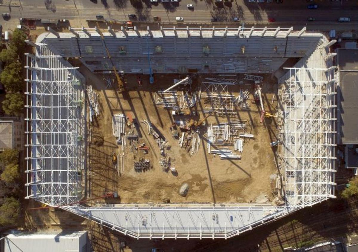 VIDEO + FOTO EXCLUSIV Cum se vede stadionul Rapid de la înălțime » Imagini tari din dronă