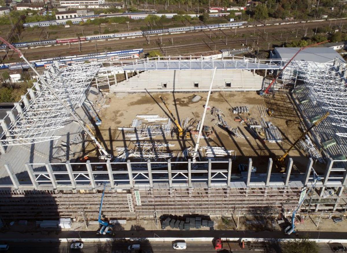 VIDEO + FOTO EXCLUSIV Cum se vede stadionul Rapid de la înălțime » Imagini tari din dronă