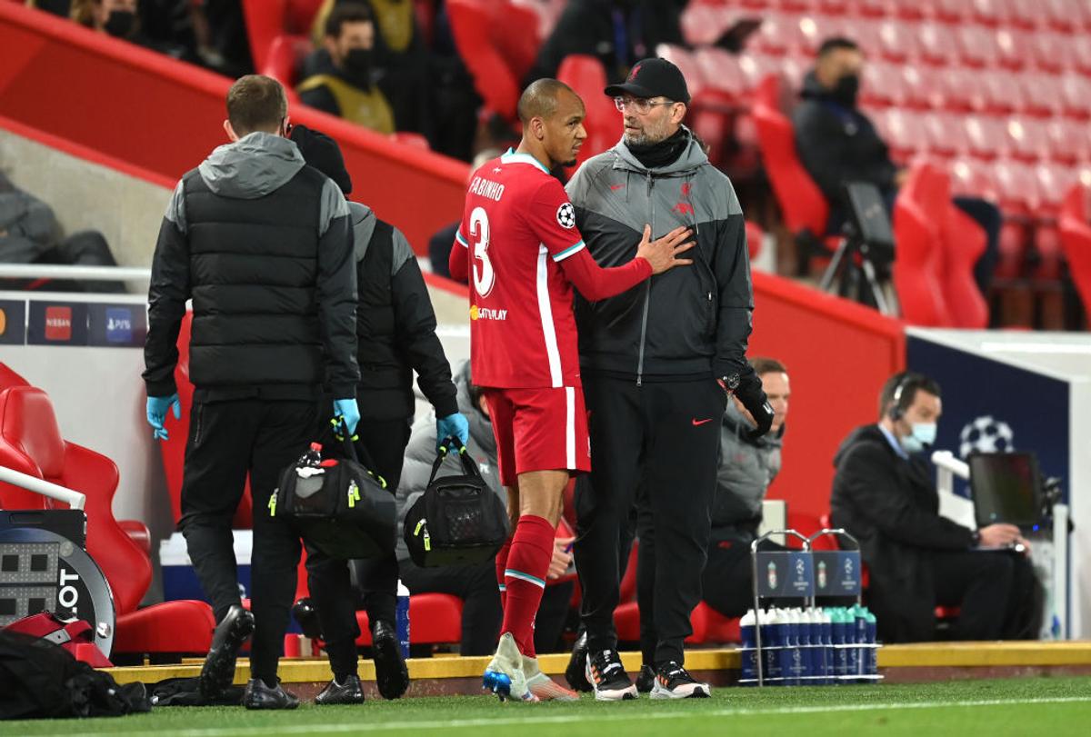 Fabinho  s-a accidentat în Liverpool - Midjylland