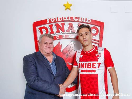 Nikolaos Kainourgios (extremă stânga din Grecia, de 23 de ani) a fost prezentat oficial la Dinamo.