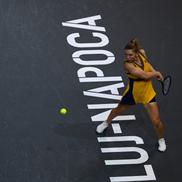 Simona Halep vs. Gabriela Ruse la Transylvania Open. Foto: Raed Krishan
