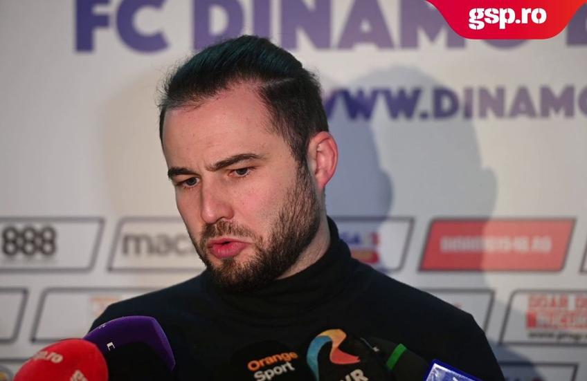 Dinamo și CSM Slatina au remizat, scor 0-0, în primul meci al etapei a 12-a din Liga 2. La finalul partidei, administratorul special Vlad Iacob și-a început discursul vorbind despre penalty-ul pe care „câinii” ar fi trebuit să-l primească la ultima fază.