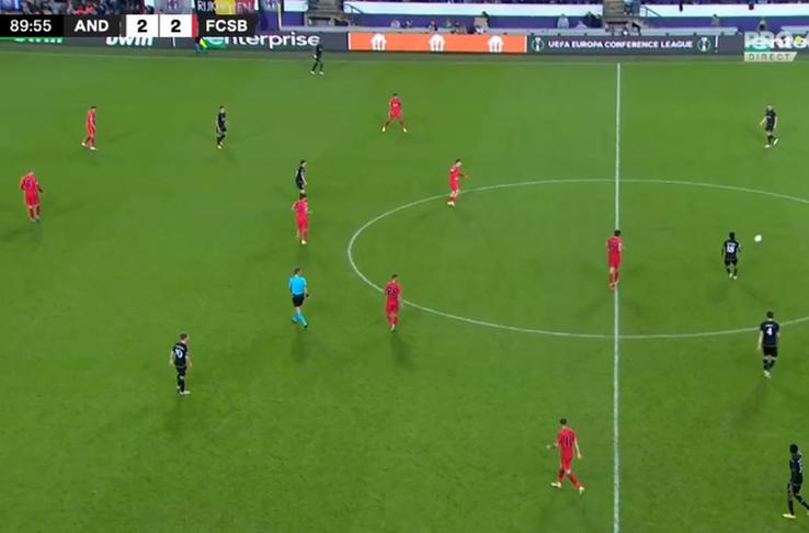 Anderlecht - FCSB, în grupele Conference League // foto: captură Pro Arena
