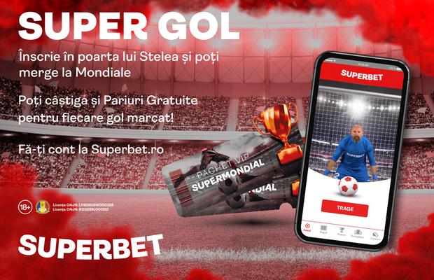 Marchează în poarta lui Stelea și câștigă zilnic Pariuri Gratuite, plus șansa unei excursii la SuperMondial!