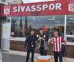 Fanii lui Sivasspor, înainte de meciul cu CFR Cluj