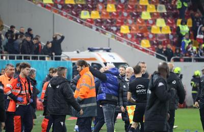 Conflict între Șumudică și Charalambous la finalul derby-ului dintre FCSB și Rapid » Ce s-a întâmplat în drum spre vestiare