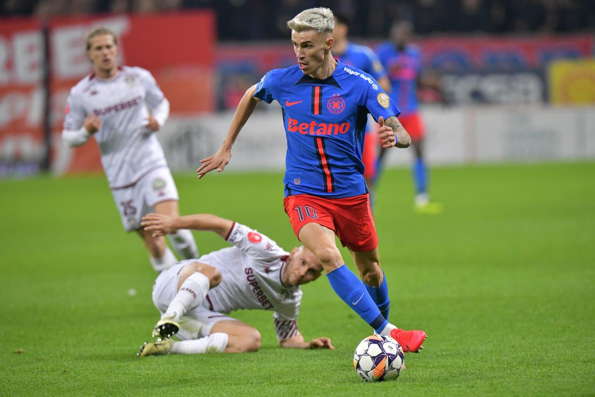 Benjamin Siegrist, deranjat de materialele pirotehnice aruncate de suporterii FCSB-ului în teren: „Nu vrem să fie cineva rănit”