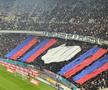 Scenografia vulgară afișată de Peluza Nord și răspunsul ironic al rapidiștilor » Cum a arătat duelul peluzelor la FCSB - Rapid