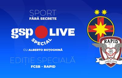 FCSB - Rapid » Derby pe Arena Națională, derby și la GSP Live Special! Răzvan Stanca și Adrian Iencsi, prezenți în studio
