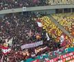 Unul dintre mesajele afișate de galeria Rapidului la derby-ul cu FCSB