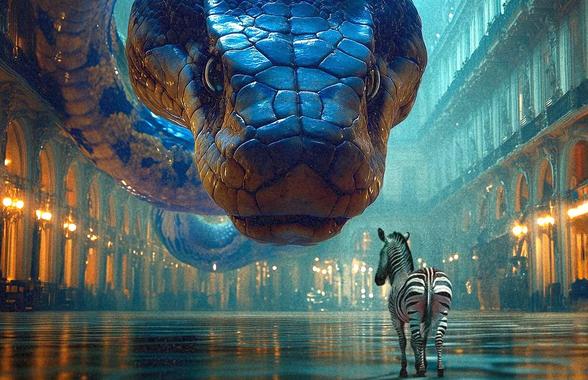 Șarpele înghite zebra! Grafică spectaculoasă înainte de Inter - Juventus