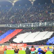 Scenografia FCSB-ului la derby-ul cu Rapid, foto: GSP