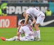 FCSB - Rapid » Mattias Kait a ieșit accidentat
