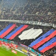 Scenografia FCSB-ului la derby-ul cu Rapid, foto: GSP
