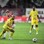 Rareș Pop, gol în Rapid - Unirea Slobozia. FOTO: GSP.ro